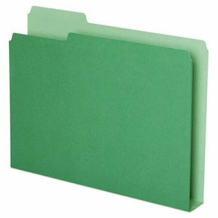 OFFICESPACE PFX Double Stuff File Folders, Letter, Green, 50PK OF1889336